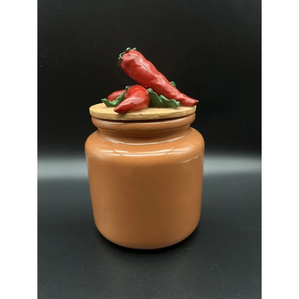 Clay Art cactus canister